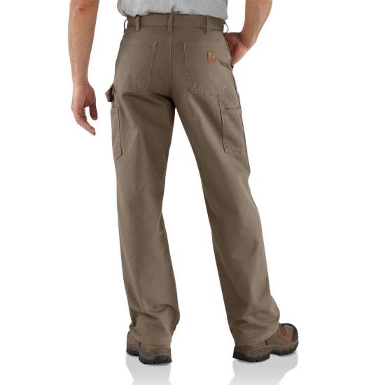 *SALE* ONLY (1) 48x32 LEFT!!  Carhartt Dungaree Straight Leg Washed Duck Work Pant - Mushroom Brown